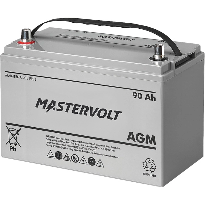 Аккумуляторная батарея Mastervolt AGM, 12 В, 90 АЧ (10267577)